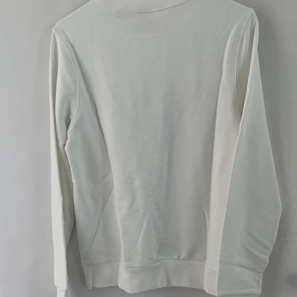 Women’s Reebok White Sweatshirt with Black Logo. Sz S NWT - Picture 5 of 7